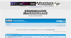 Desktop Screenshot of hummermarketplace.com